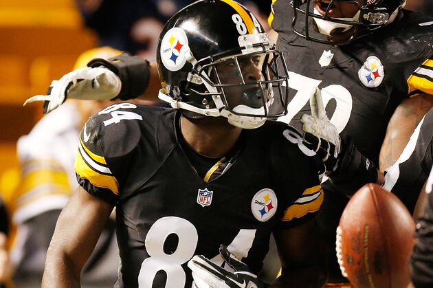 Big Night Against Bears No Solace for Steelers' Antonio Brown