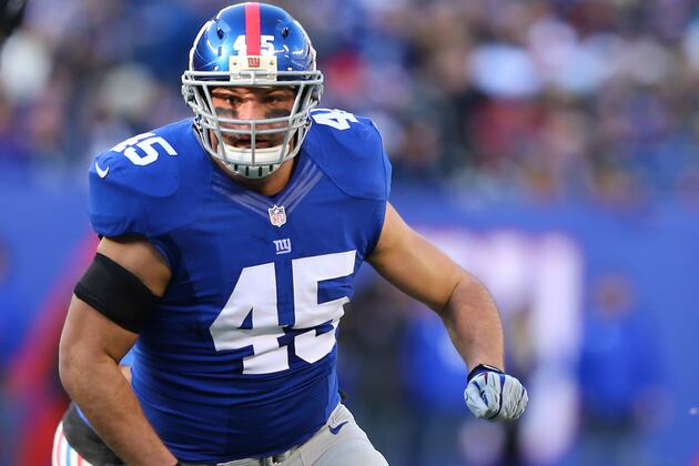 Henry Hynoski Injury: Fullback Fractures Shoulder