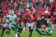 ATHENS, GA - SEPTEMBER 21: Aaron Murray #11 of the Georgia Bulldogs passes against the North Texas Mean Green at Sanford Stadium on September 21, 2013 in Athens, Georgia. (Photo by Scott Cunningham/Getty Images)