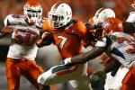 Gus Edwards, Other Young Hurricanes Excel in Blowout