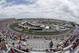 Jun 2, 2013; Dover, DE, USA; A view of the track during the FedEx 400 Benefiting Autism Speaks at Dover International Speedway. Mandatory Credit: Jerome Miron-USA TODAY Sports