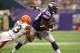 MINNEAPOLIS, MN - SEPTEMBER 22: Joe Haden #23 of the Cleveland Browns attempts the tackle on Adrian Peterson #28 of the Minnesota Vikings on September 22, 2013 at Mall of America Field at the Hubert Humphrey Metrodome in Minneapolis, Minnesota. (Photo by Adam Bettcher/Getty Images)