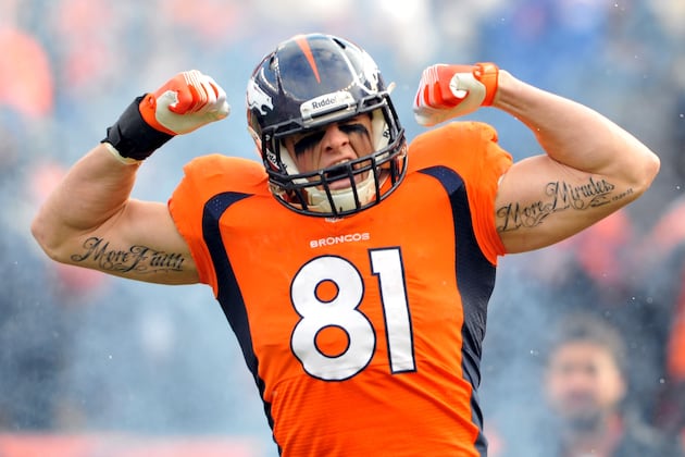Broncos TE Joel Dreessen Among 7 Inactives for Tonight's Game vs. Raiders