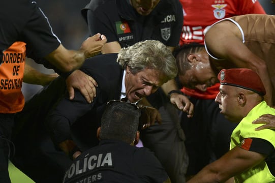 Benfica Boss Jorge Jesus Could Face Huge Ban After Fighting Police