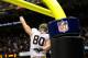 NEW ORLEANS, LA - SEPTEMBER 22: Jimmy Graham #80 of the New Orleans Saints celebrates after scoring a touchdown against the Arizona Cardinals at the Mercedes-Benz Superdome on September 22, 2013 in New Orleans, Louisiana. (Photo by Chris Graythen/Getty Images)