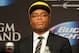 Jul 6, 2013; Las Vegas, NV, USA; Anderson Silva during the post fight press conference at the MGM Grand Garden Arena. Chris Weidman defeated Silva for the Middleweight Chamionship in a TKO in the second round. Mandatory Credit: Jayne Kamin-Oncea-USA TODAY Sports