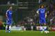 SWINDON, ENGLAND - SEPTEMBER 24: Juan Mata (L) and David Luiz of Chelsea organise a free kick during the Capital One Cup Third Round match between Swindon Town and Chelsea at County Ground on September 24, 2013 in Swindon, England. (Photo by Michael Steele/Getty Images)