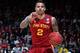 Mar 22, 2013; Dayton, OH, USA; Iowa State Cyclones guard Chris Babb (2) dribbles on the perimeter against the Notre Dame Fighting Irish during the second round of the 2013 NCAA tournament at University of Dayton Arena. Mandatory Credit: Brian Spurlock-USA TODAY Sports