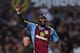 BIRMINGHAM, ENGLAND - AUGUST 28: Aston Villa player Christian Benteke celebrates after scoring the second goal during the Capital One Cup second round match between Aston Villa and Rotherham at Villa Park on August 28, 2013 in Birmingham, England. (Photo by Stu Forster/Getty Images)