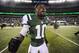 EAST RUTHERFORD, NJ - SEPTEMBER 22: Wide receiver Santonio Holmes #10 of the New York Jets celebrates at the end of the Jets 27-20 win over the Buffalo Bills at MetLife Stadium on September 22, 2013 in East Rutherford, New Jersey. (Photo by Ron Antonelli/Getty Images)