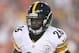 LANDOVER, MD - AUGUST 19: Running back Le'Veon Bell #26 of the Pittsburgh Steelers rushes the ball during the first half of a preseason game against the Washington Redskins at FedExField on August 19, 2013 in Landover, Maryland. (Photo by Rob Carr/Getty Images)