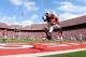 COLUMBUS, OH - SEPTEMBER 21: Chris Fields #80 of the Ohio State Buckeyes celebrates his 16-yard touchdown catch in the second quarter against the Florida A&M Rattlers with teammate Dontre Wilson #1 of the Ohio State Buckeyes at Ohio Stadium on September 21, 2013 in Columbus, Ohio. (Photo by Jamie Sabau/Getty Images)