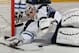 UNIONDALE, NY - APRIL 02: Ondrej Pavelec #31 of the Winnipeg Jets covers the puck during the second period in the game against the New York Islanders at the Nassau Veterans Memorial Coliseum on April 2, 2013 in Uniondale, New York. (Photo by Bruce Bennett/Getty Images)