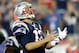 FOXBORO, MA - SEPTEMBER 12: Quarterback Tom Brady #12 of the New England Patriots reacts after an incomplete pass in the second quarter while taking on the New York Jets at Gillette Stadium on September 12, 2013 in Foxboro, Massachusetts. (Photo by Jim Rogash/Getty Images)