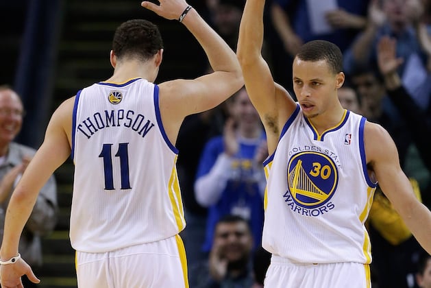 Exclusive: Warriors Stephen Curry, Klay Thompson Sit Down with NBA Dads