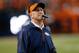 Sep 23, 2013; Denver, CO, USA; Denver Broncos head coach John Fox during the second half against the Oakland Raiders at Sports Authority Field at Mile High. The Broncos won 37-21. Mandatory Credit: Chris Humphreys-USA TODAY Sports