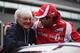 SPA FRANCORCHAMPS, BELGIUM - AUGUST 28: Felipe Massa of Brazil and Ferrari talks with F1 supremo Bernie Ecclestone before the Belgian Formula One Grand Prix at the Circuit of Spa Francorchamps on August 28, 2011 in Spa Francorchamps, Belgium. (Photo by Vladimir Rys/Getty Images)