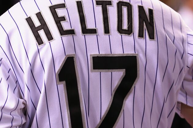 Broncos Elway, Manning Salute Rockies Todd Helton as Retirement Nears