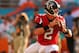 MIAMI GARDENS, FL - SEPTEMBER 22: Matt Ryan #2 of the Atlanta Falcons looks to pass during a game against the Miami Dolphins at Sun Life Stadium on September 22, 2013 in Miami Gardens, Florida. (Photo by Mike Ehrmann/Getty Images)