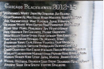 Champion Blackhawks Engraved on Stanley Cup