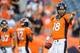 DENVER, CO - SEPTEMBER 5: Peyton Manning #18 of the Denver Broncos warms up prior to the game against the Baltimore Ravens during the game at Sports Authority Field at Mile High on September 5, 2013 in Denver Colorado. (Photo by Dustin Bradford/Getty Images)