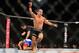 Sep 4, 2013; Belo Horizonte, BRAZIL; Joseph Benavidez (black shorts) reacts after defeating Jussier Formiga during UFC Fight Night at Mineirinho Arena. Mandatory Credit: Jason Silva-USA TODAY Sports