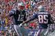 It took three weeks for Tom Brady (12) to connect with Kenbrell Thompkins for the rookie's first career touchdown.