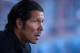 MADRID, SPAIN - SEPTEMBER 24: Atletico de Madrid head coach Diego Simeone looks on during the La Liga match between Atletico de Madrid and Osasuna at Vicente Calderon Stadium on September 24, 2013 in Madrid, Spain. (Photo by Denis Doyle/Getty Images)