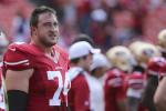 Niners' Staley Injures Leg, Appears to Be OK