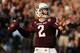 COLLEGE STATION, TX - SEPTEMBER 14: Johnny Manziel #2 of Texas A&M Aggies drops back to pass during the game against the Alabama Crimson Tide at Kyle Field on September 14, 2013 in College Station, Texas. (Photo by Scott Halleran/Getty Images)