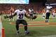 DENVER, CO - SEPTEMBER 5: Ray Rice #27 of the Baltimore Ravens celebrates his touchdown run in the second quarter against the Denver Broncos during the game at Sports Authority Field at Mile High on September 5, 2013 in Denver Colorado. (Photo by Doug Pensinger/Getty Images)