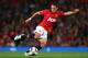 MANCHESTER, ENGLAND - SEPTEMBER 25: Javier Hernandez of Manchester United in action during the Capital One Cup Third Round match betwen Manchester United and Liverpool at Old Trafford on September 25, 2013 in Manchester, England. (Photo by Julian Finney/Getty Images)