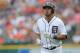 DETROIT, MI - JULY 31: Jhonny Peralta #27 of the Detroit Tigers runs back to the dugout in the eighth inning during the game aginst the Washington Nationals at Comerica Park on July 31, 2013 in Detroit, Michigan. The Tigers defeated the Nationals 11-1. (Photo by Leon Halip/Getty Images)