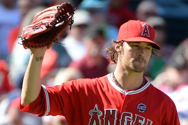C.J. Wilson Blames Erratic Inning on Slippery Baseballs