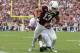 Sep 14, 2013; College Station, TX, USA; Texas A&M Aggies receiver Mike Evans (13) runs after a catch against Alabama Crimson Tide cornerback Deion Belue (13) at Kyle Field. Mandatory Credit: Matthew Emmons-USA TODAY Sports