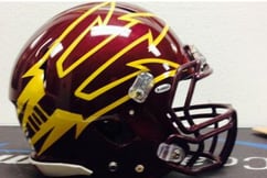 Arizona State Is Sporting Awesome New Helmets Tonight Against USC