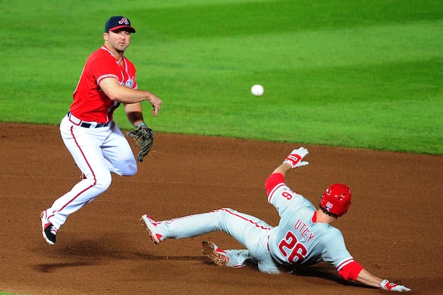 Johnson, Pendleton hot after Braves lose to Phils