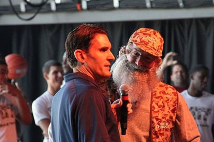 Jamie Dixon Dresses in 'Duck Dynasty' Garb for 'Morning Madness'