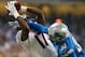 DETROIT, MI - SEPTEMBER 29: Alshon Jeffery #17 of the Chicago Bears catches a fourth quarter touchdown next to Darius Slay #30 of the Detroit Lions at Ford Field on September 29, 2013 in Detroit, Michigan. Detroit won the game 40-32. (Photo by Gregory Shamus/Getty Images)