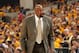 INDIANAPOLIS, IN - MAY 18: Head Coach Mike Woodson of the New York Knicks looks on during Game Six of the Eastern Conference Semifinals between the New York Knicks and the Indiana Pacers during the 2013 NBA Playoffs on May 18, 2013 at Bankers Life Fieldhouse in Indianapolis, Indiana. NOTE TO USER: User expressly acknowledges and agrees that, by downloading and or using this Photograph, user is consenting to the terms and condition of the Getty Images License Agreement. Mandatory Copyright Notice: 2013 NBAE (Photo by Ron Hoskins/NBAE via Getty Images)