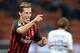 MILAN, ITALY - SEPTEMBER 28: Valter Birsa of AC Milan celebrates scoring the first goal during the Serie A match between AC Milan and UC Sampdoria at Stadio Giuseppe Meazza on September 28, 2013 in Milan, Italy. (Photo by Claudio Villa/Getty Images)