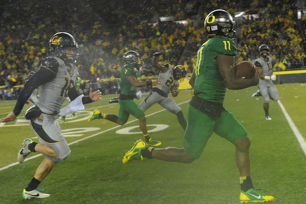 Oregon's Bralon Addison Named Pac-12 Special Teams Player of the Week