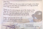 Helton Takes Out Full Page Ad to Thank Fans