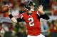 ATLANTA, GA - SEPTEMBER 29: Matt Ryan #2 of the Atlanta Falcons looks to pass in the first quarter against the New England Patriots during the game at Georgia Dome on September 29, 2013 in Atlanta, Georgia. (Photo by Kevin C. Cox/Getty Images)