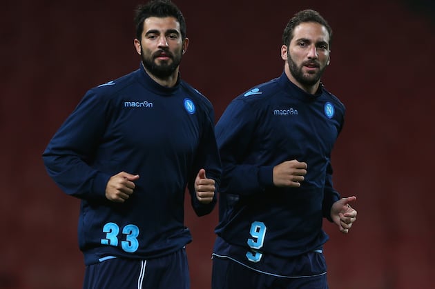 Gonzalo Higuain Reportedly a Doubt for Arsenal vs. Napoli Showdown