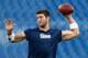 FOXBORO, MA - AUGUST 16: Tim Tebow #5 of the New England Patriots warms up prior to the game against the Tampa Bay Buccaneers at Gillette Stadium on August 16, 2013 in Foxboro, Massachusetts. (Photo by Jared Wickerham/Getty Images)