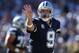 SAN DIEGO, CA - SEPTEMBER 29: Quarterback Tony Romo #9 of the Dallas Cowboys gestures against the San Diego Chargers at Qualcomm Stadium on September 29, 2013 in San Diego, California. (Photo by Jeff Gross/Getty Images)