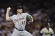 MINNEAPOLIS, MN - SEPTEMBER 25: Max Scherzer #37 of the Detroit Tigers delivers a pitch against the Minnesota Twins during the game on September 25, 2013 at Target Field in Minneapolis, Minnesota. (Photo by Hannah Foslien/Getty Images)
