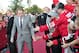Oct 1, 2013; Chicago, IL, USA; Chicago Blackhawks right wing Patrick Kane (88) is greeted by fans as he walks the red carpet before the game against the Washington Capitals at the United Center. Mandatory Credit: Rob Grabowski-USA TODAY Sports