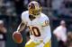 OAKLAND, CA - SEPTEMBER 29: Robert Griffin III #10 of the Washington Redskins in action against the Oakland Raiders at O.co Coliseum on September 29, 2013 in Oakland, California. (Photo by Ezra Shaw/Getty Images)